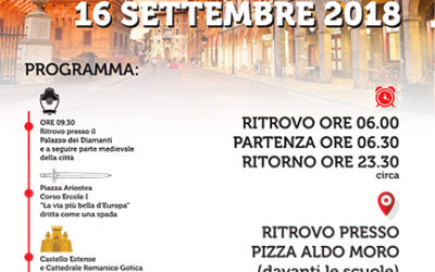 Gita a Ferrara 16 settembre 2018